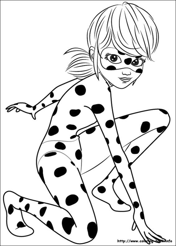 Miraculous Ladybug coloring picture