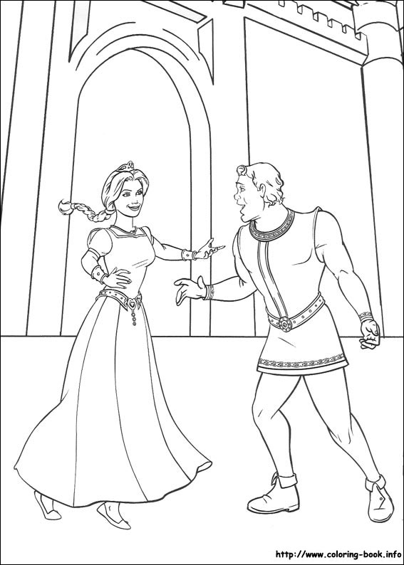 Shrek coloring picture