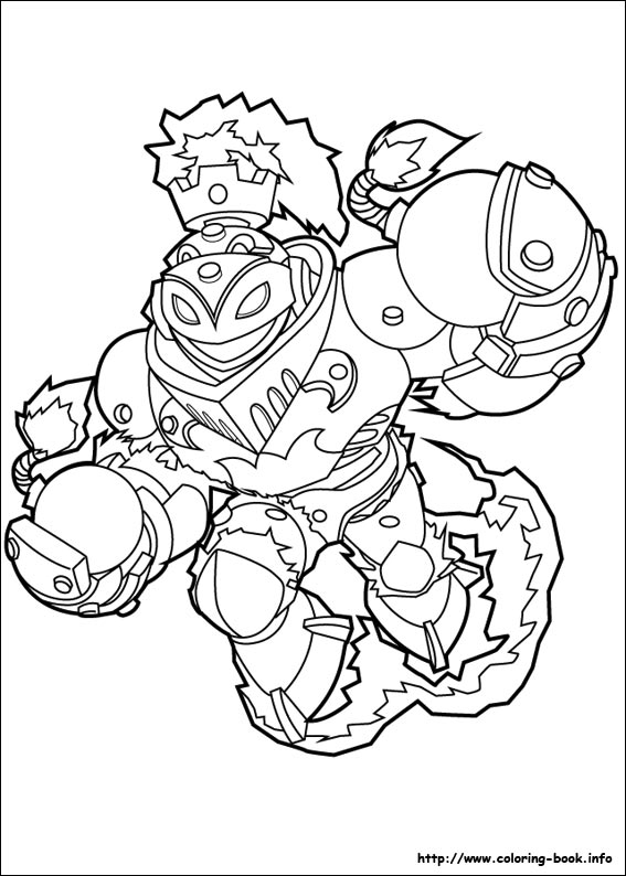 Skylanders coloring picture