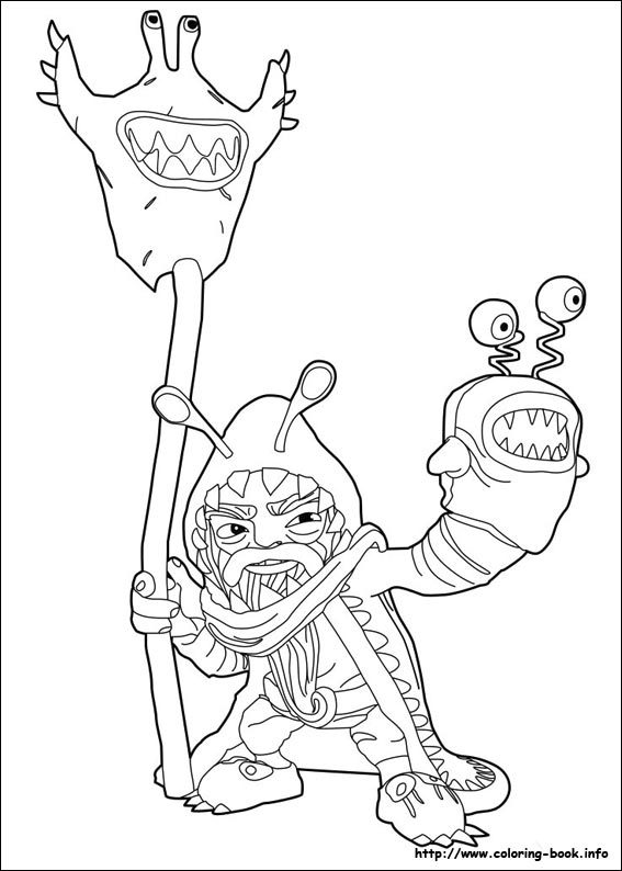 Skylanders coloring picture