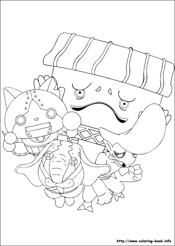 Yo-kai Watch coloring picture