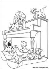 색칠공부  - 101한마리달마시안