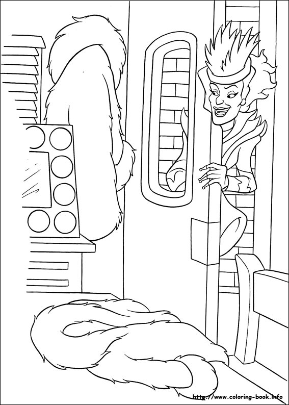 102 Dalmatians coloring picture