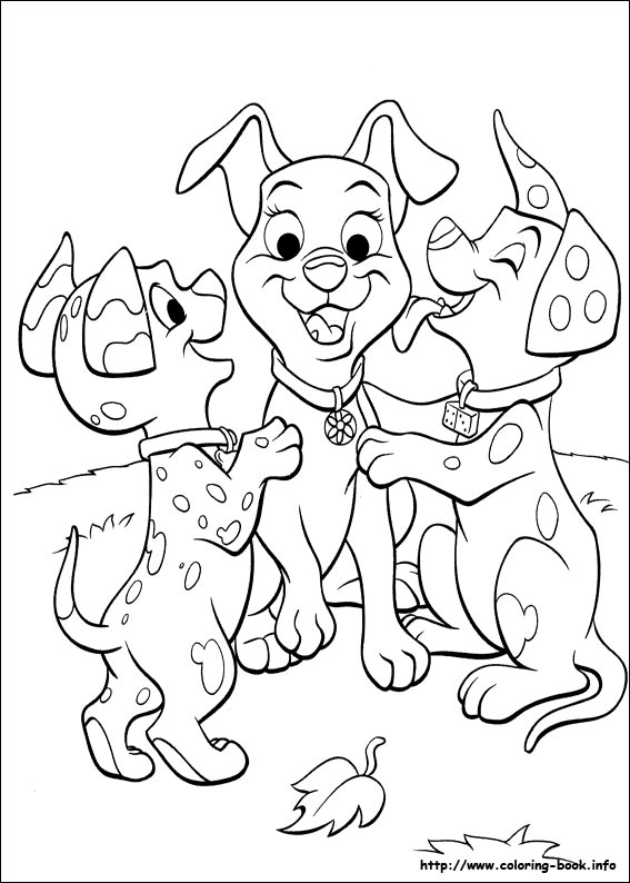 102 Dalmatians coloring picture