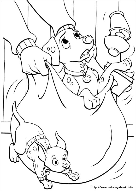 102 Dalmatians coloring picture