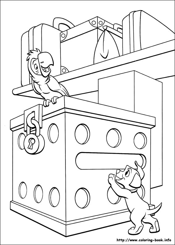 102 Dalmatians coloring picture