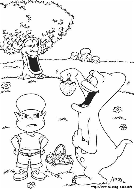 Adiboo coloring picture