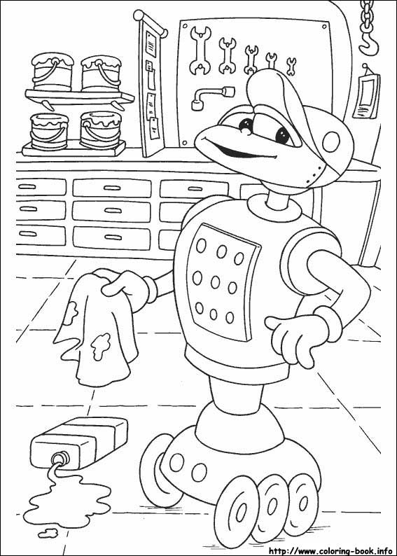 Adiboo coloring picture