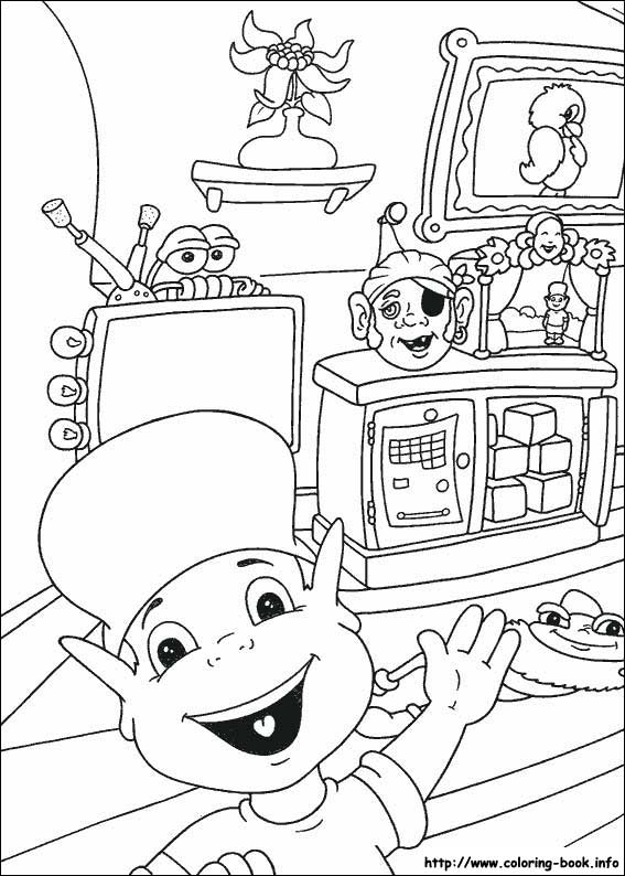 Adiboo coloring picture