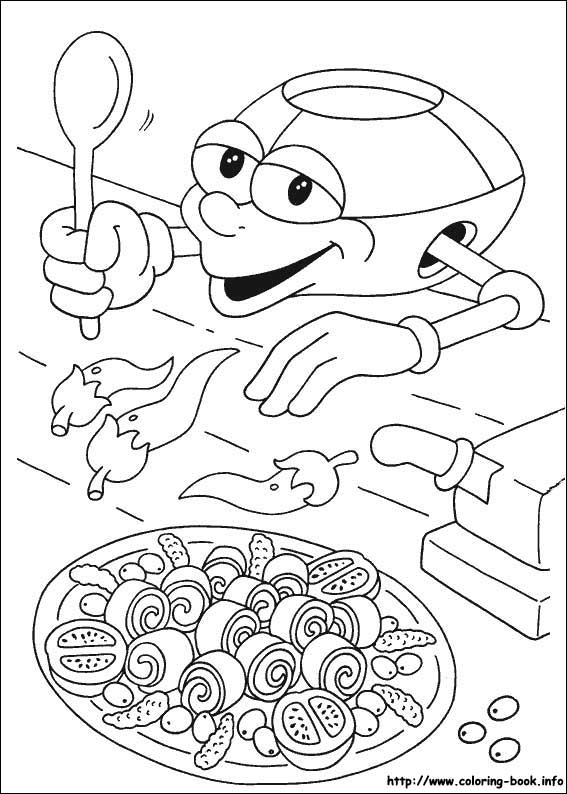 Adiboo coloring picture