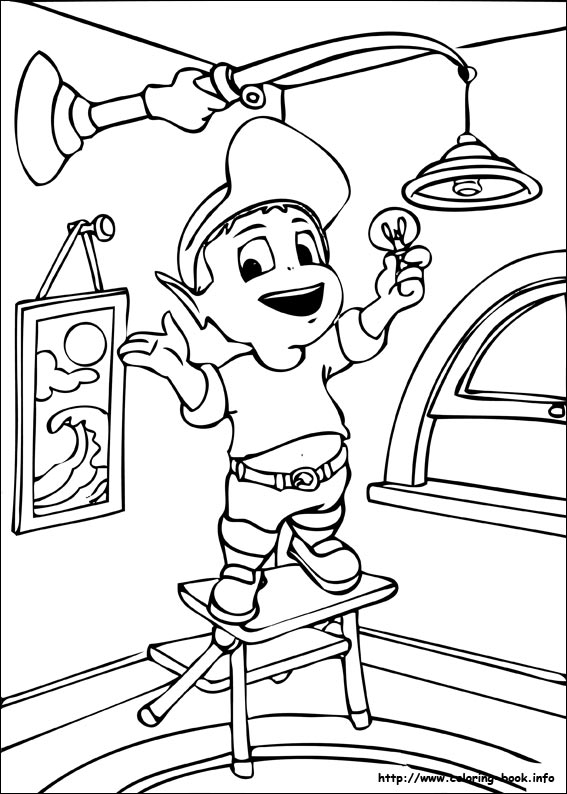 Adiboo coloring picture