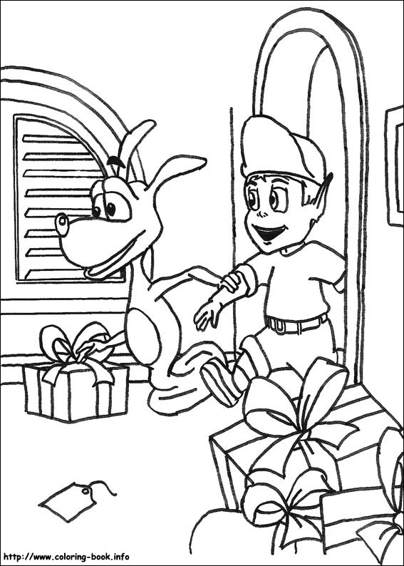 Adiboo coloring picture