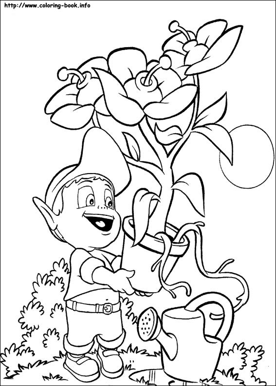 Adiboo coloring picture