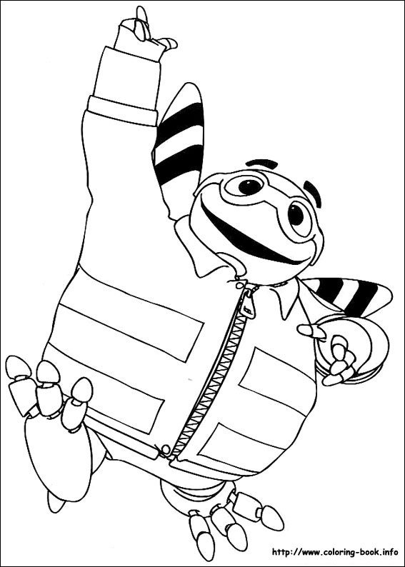 Adiboo coloring picture