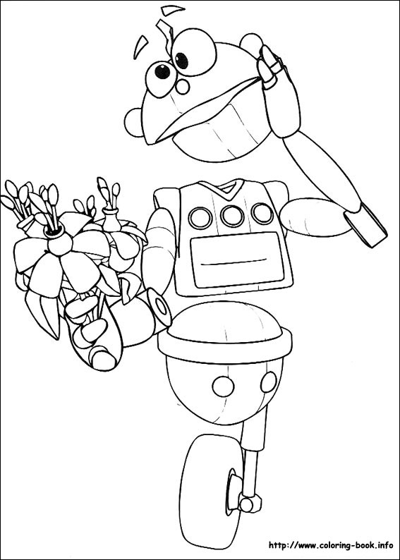 Adiboo coloring picture