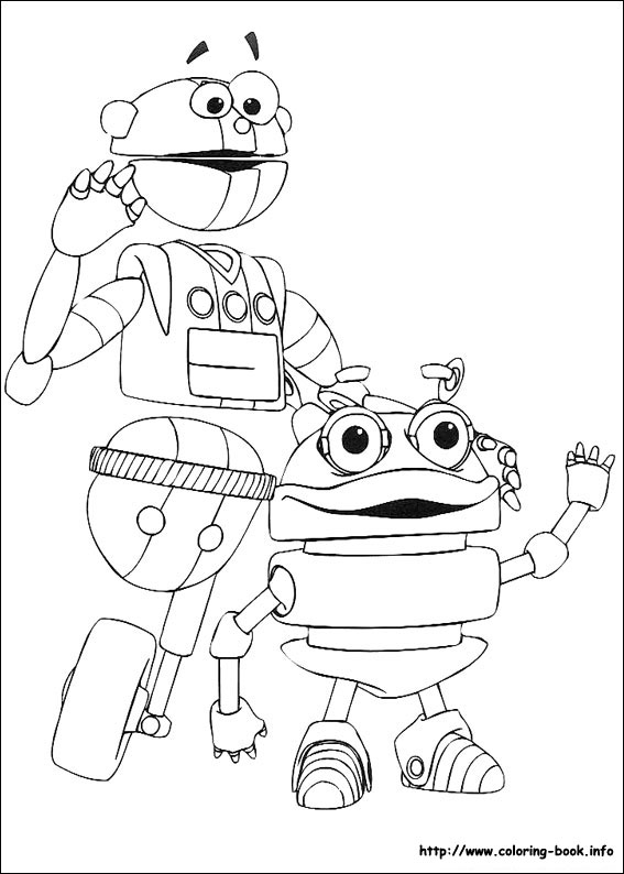 Adiboo coloring picture