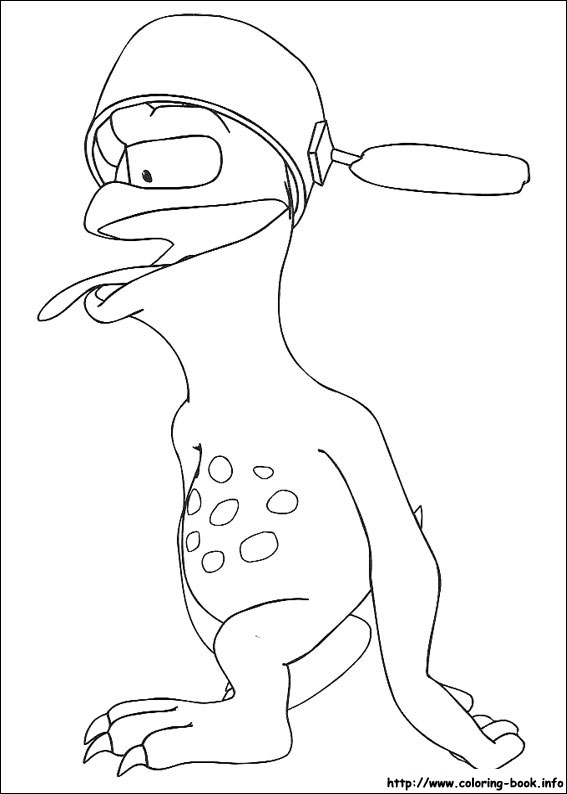 Adiboo coloring picture