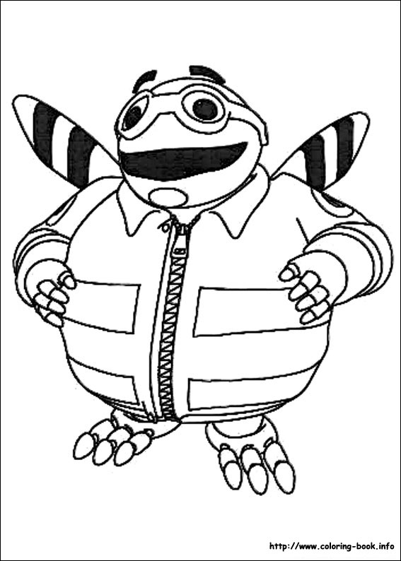 Adiboo coloring picture