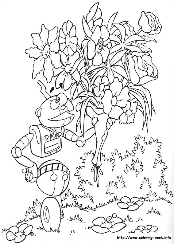 Adiboo coloring picture