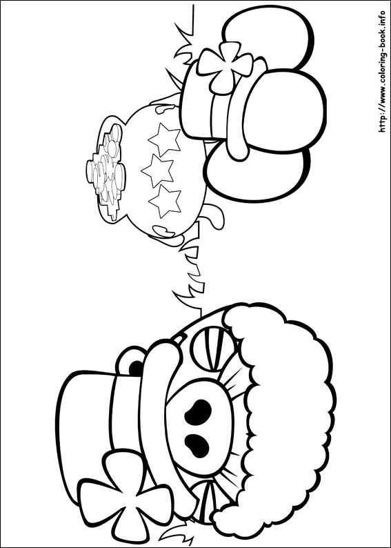 Angry Birds coloring picture