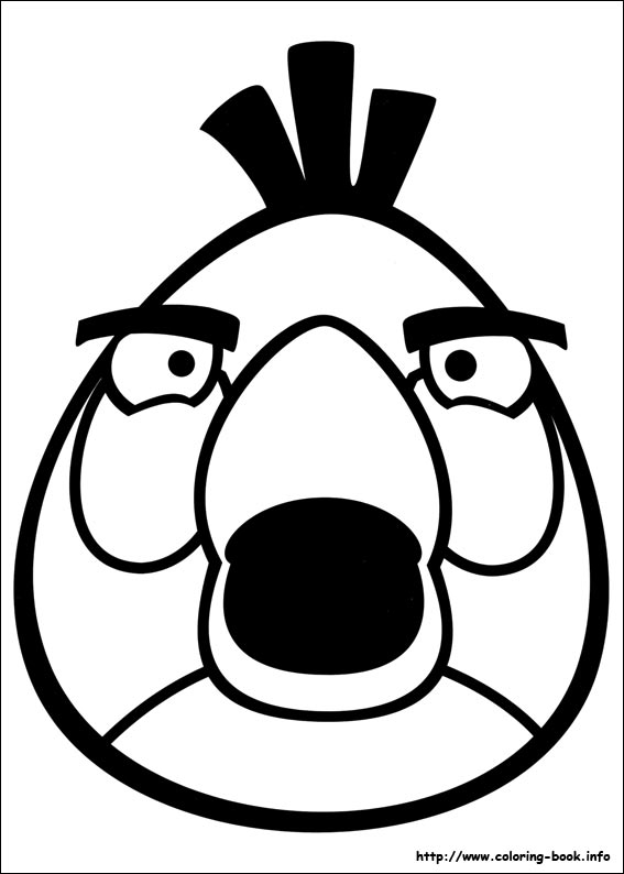 Angry Birds coloring picture