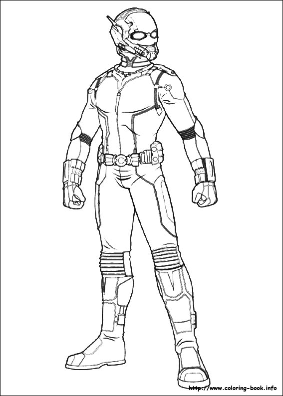 Ant-Man coloring picture