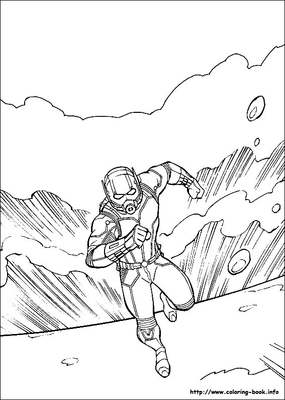 Ant-Man coloring picture