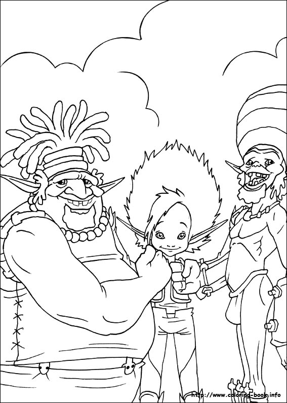 Arthur and the revenge of Maltazard coloring picture