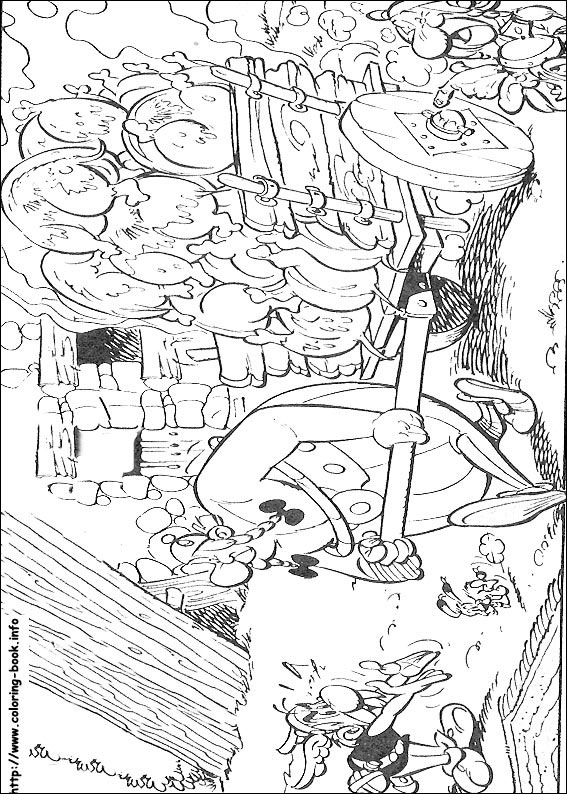 Asterix coloring picture