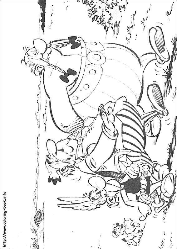 Asterix coloring picture