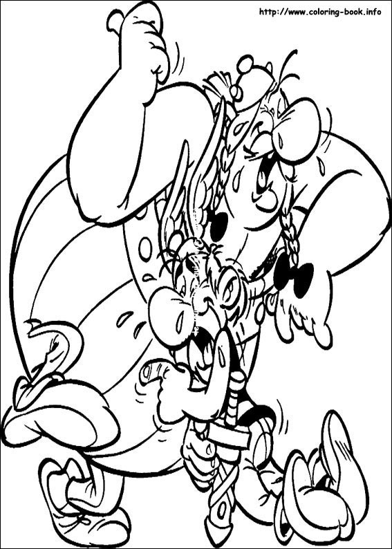 Asterix coloring picture