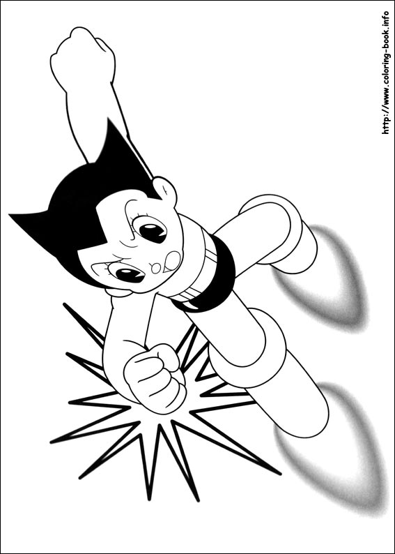 Astro Boy coloring picture