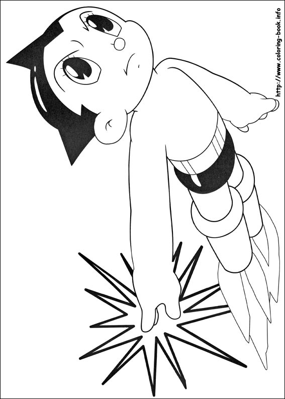 Astro Boy Colouring