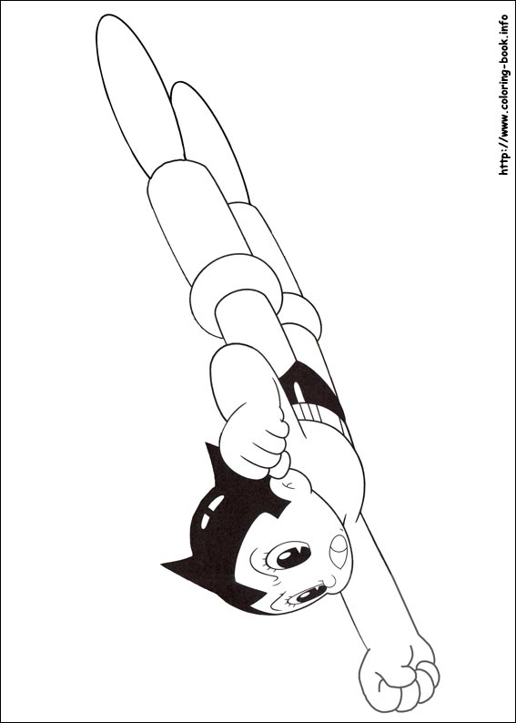 Astro Boy Colouring