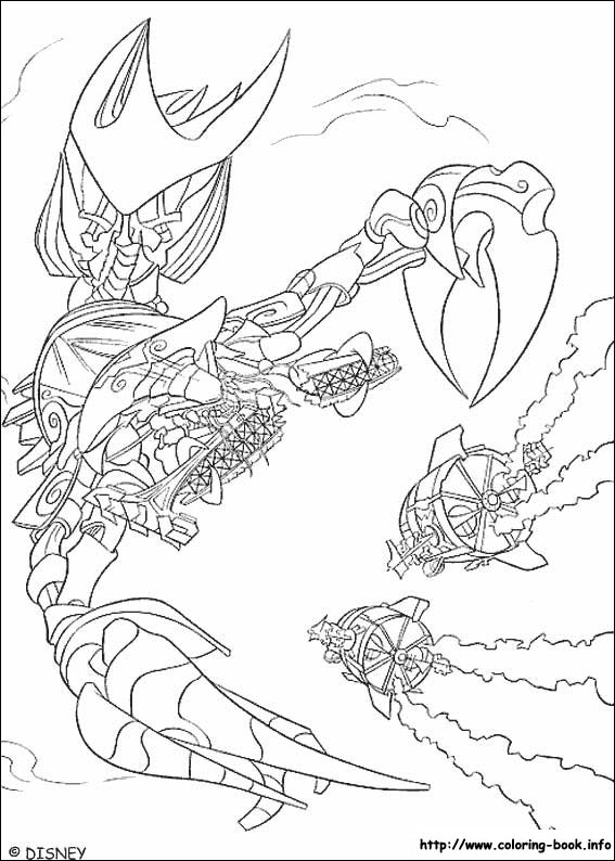 Atlantis coloring picture