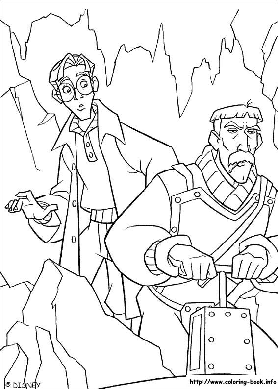 Atlantis coloring picture