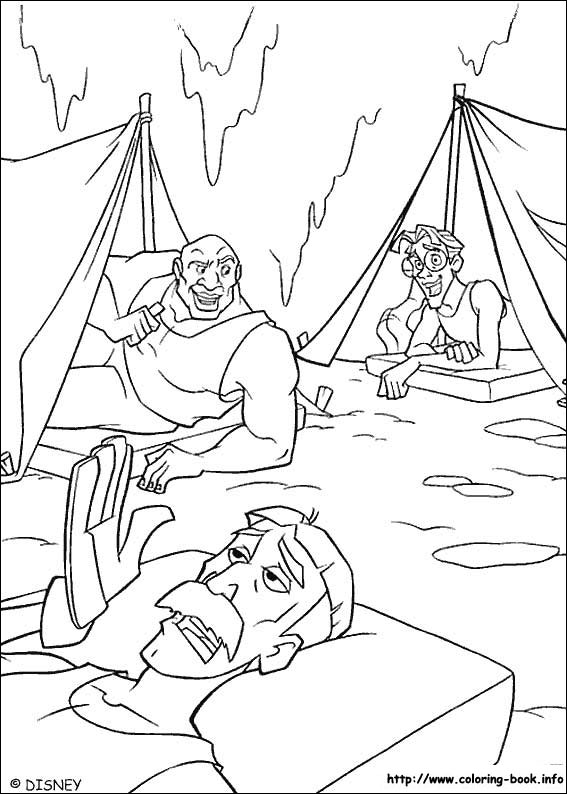 Atlantis coloring picture