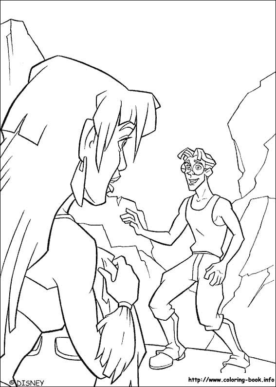 Atlantis coloring picture