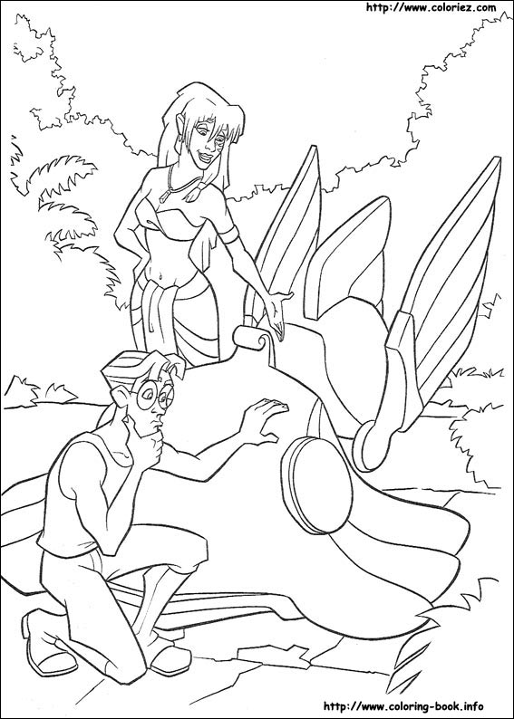 Atlantis coloring picture