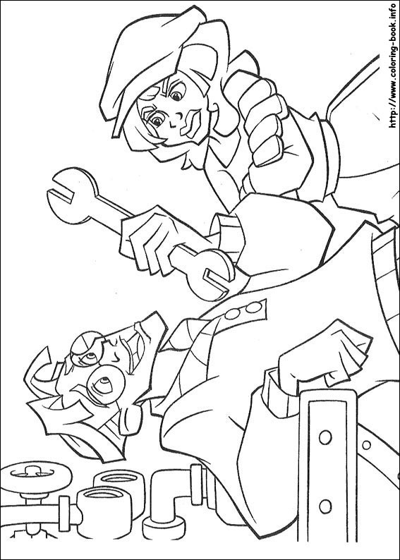 Atlantis coloring picture