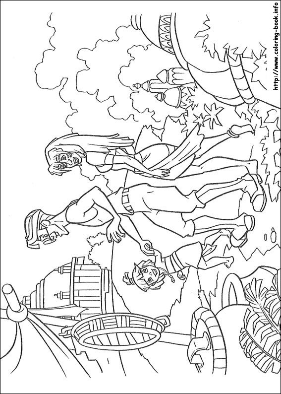 Atlantis coloring picture