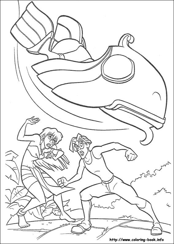 Atlantis coloring picture