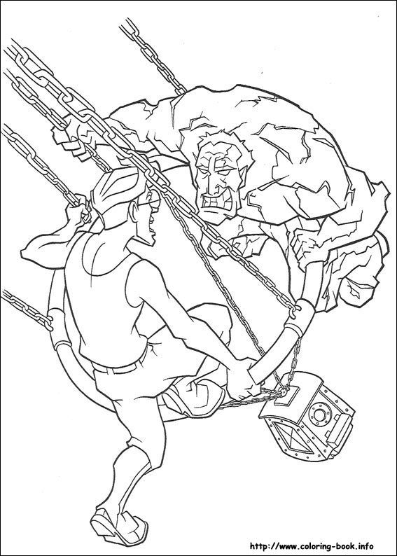 Atlantis coloring picture