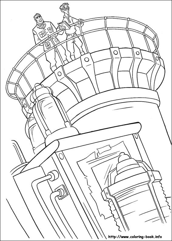 Atlantis coloring picture