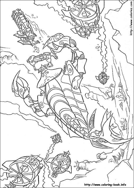 Atlantis coloring picture