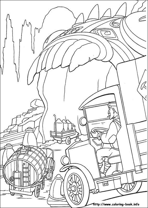 Atlantis coloring picture