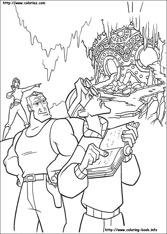 Atlantis coloring picture