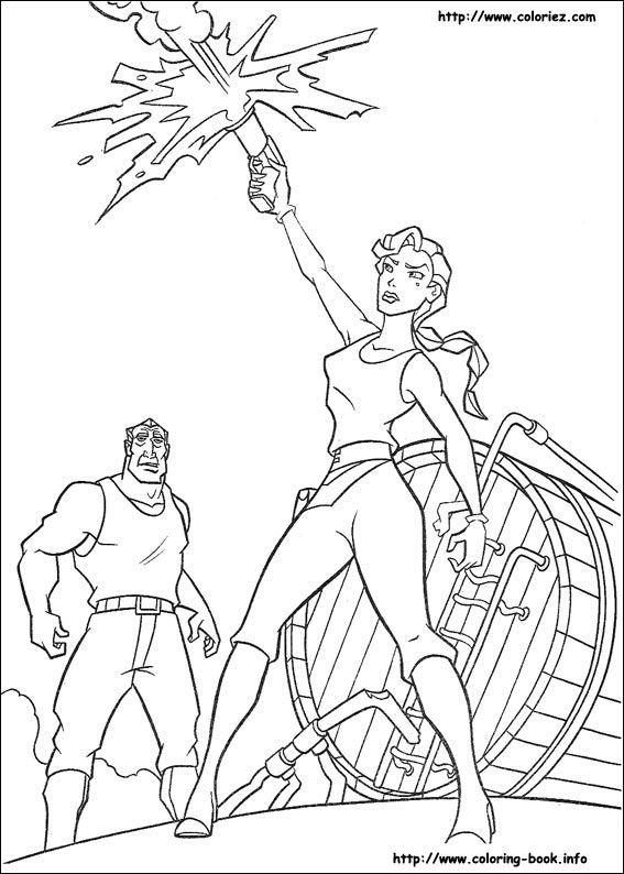 Atlantis coloring picture