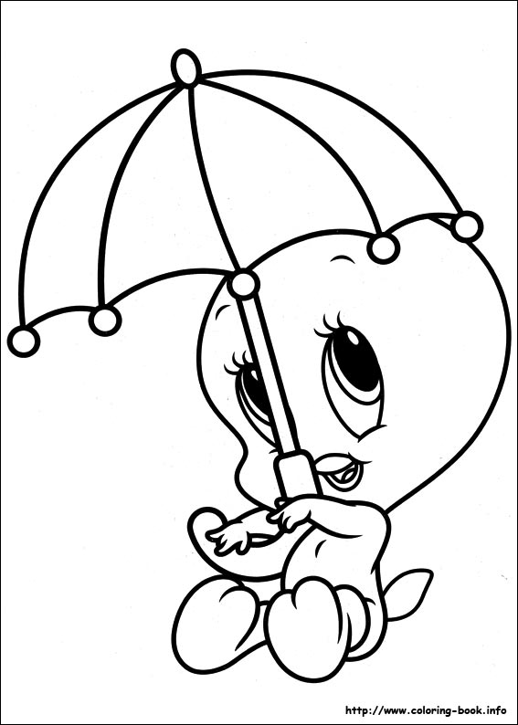 Baby Looney Tunes Coloring Pages On Coloring Book Info