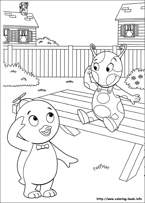 Backyardigans coloring picture